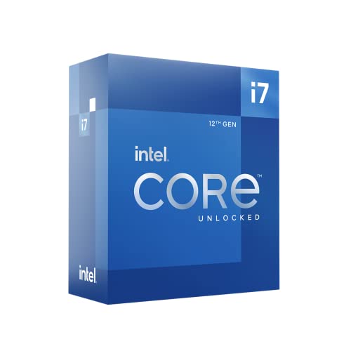 Intel Core i7-12700K Gaming Desktop Processor with Integrated Graphics and 12 (8P+4E) Cores up to 5.0 GHz Unlocked LGA1700 600 Series Chipset 125W