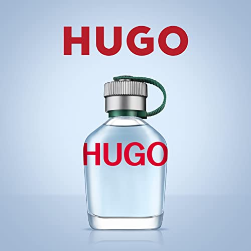 Hugo Boss Hugo Man Eau de Toilette – Aromatic Fougère Men's Cologne – With Notes of Green Apple & Fir Balsam – Long Lasting Fragrance