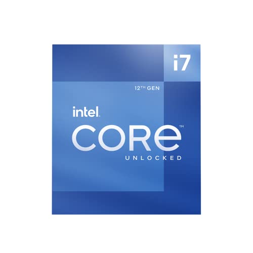 Intel Core i7-12700K Gaming Desktop Processor with Integrated Graphics and 12 (8P+4E) Cores up to 5.0 GHz Unlocked LGA1700 600 Series Chipset 125W