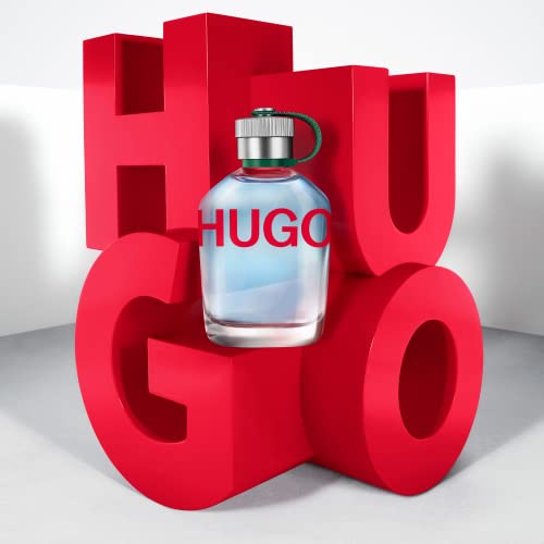 Hugo Boss Hugo Man Eau de Toilette – Aromatic Fougère Men's Cologne – With Notes of Green Apple & Fir Balsam – Long Lasting Fragrance