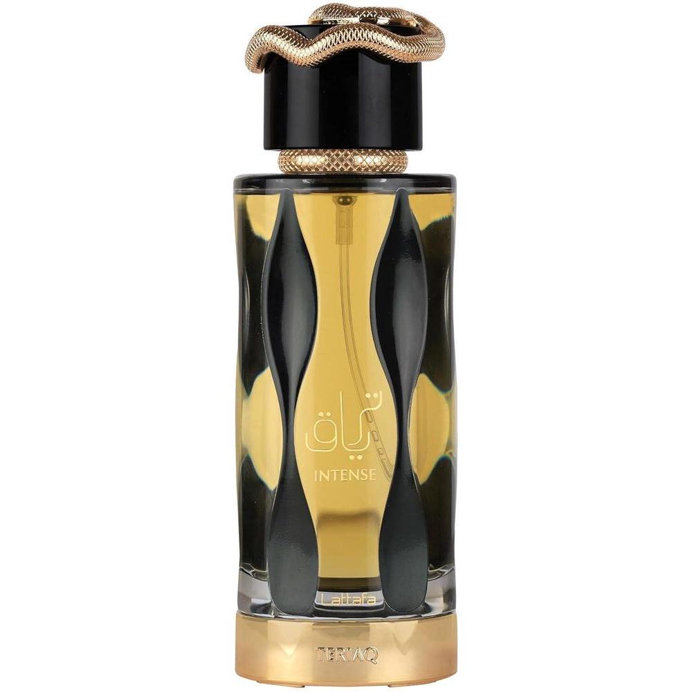 Lattafa Teriaq Intense for Unisex Eau de Parfum Spray, 3.4 Ounce / 100 ml