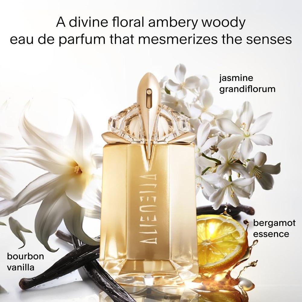 Mugler Alien Goddess Eau de Parfum para mujer, fragancia floral y amaderada con bergamota, jazmín y vainilla