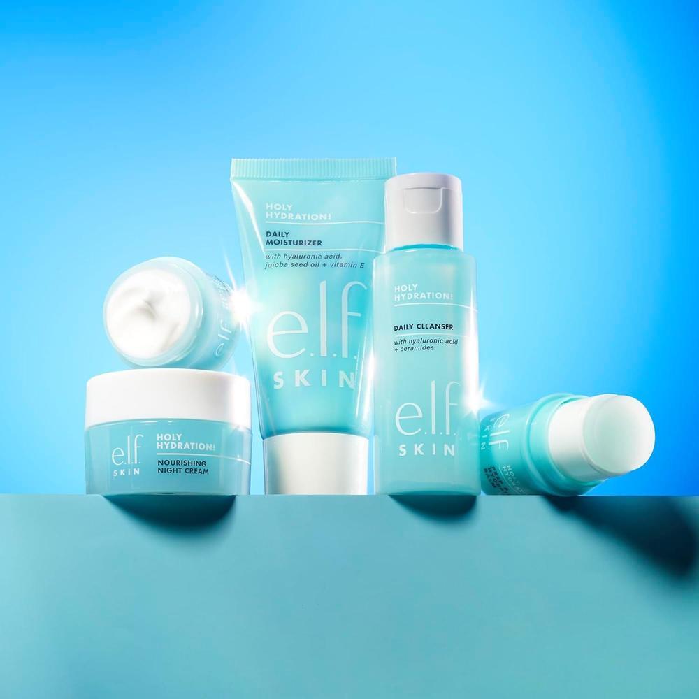 Holy Hydration! Jet Set Hydration Skincare Set, Face Cleanser, Balm, Moisturizer, Eye & Night Cream