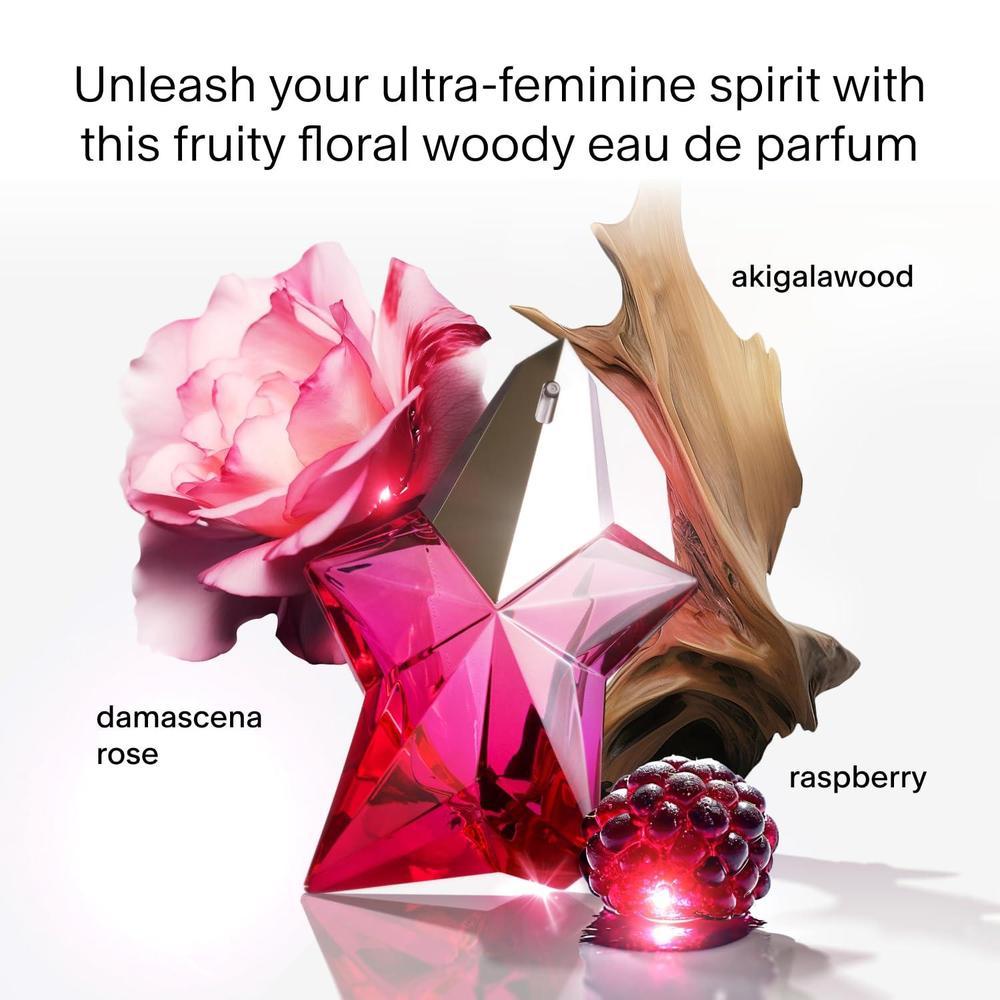 Mugler Angel Nova - Eau de Parfum floral y afrutado para mujer con bergamota, rosa y madera de cedro de larga duración