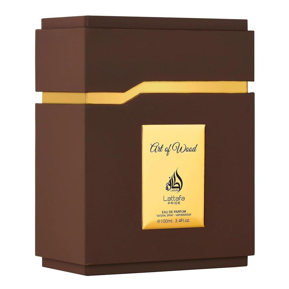 Lattafa Pride Art of Wood for Unisex Eau de Parfum Spray, 3.4 Ounce / 100 Ml