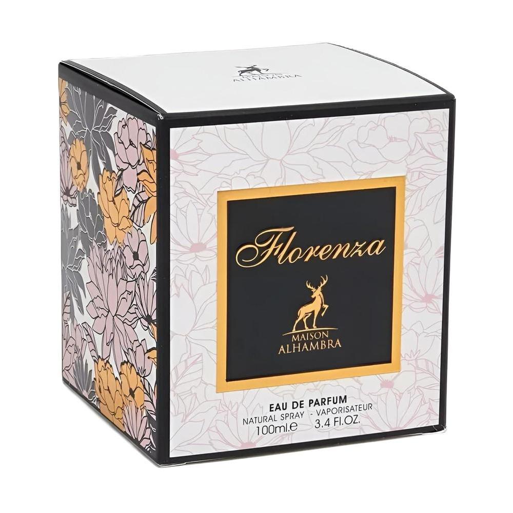 Maison Alhambra Florencia para mujer es un agua de perfume en aerosol con fragancia floral