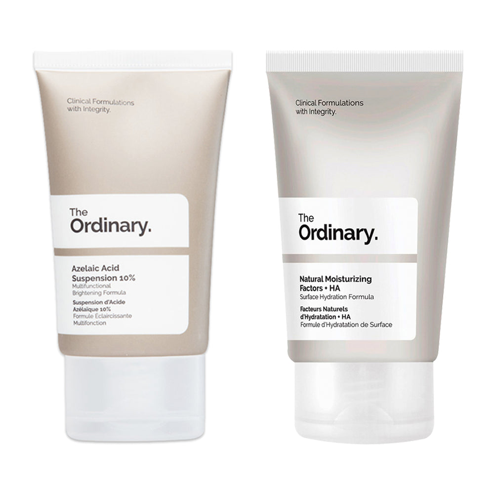 Pack The Ordinary Azelaic Acid 10% 1 oz/ 30 ml + Natural Moisturizing Factors + HA 30ml