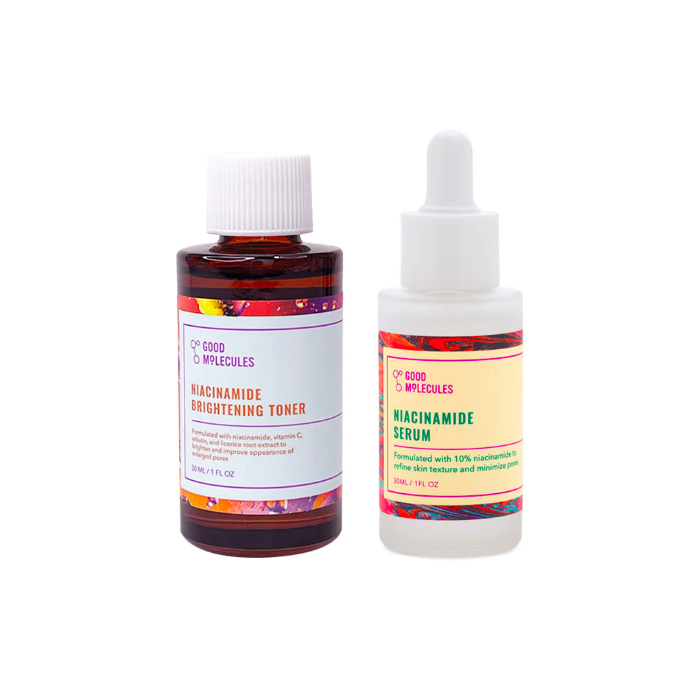 Pack Niacinamide Brightening Toner + Niacinamide Serum