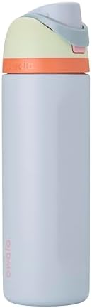Owala FreeSip Insulated Stainless Steel Water Bottle with Straw, BPA-Free Sports Water Bottle, Great for Travel, 32 Oz, Black Cherry