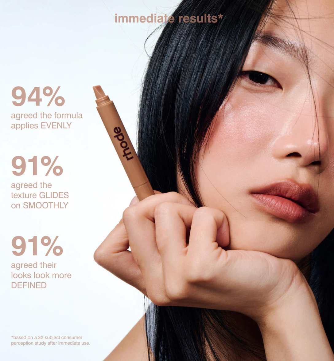 RHODE - Peptide Lip Shape COLOR Lunge - rosy beige