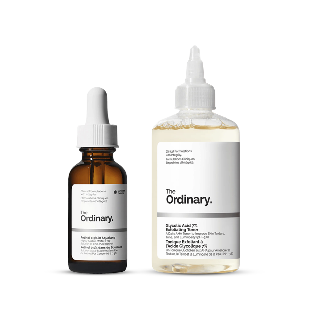 Pack The Ordinary Glycolic & Retinol