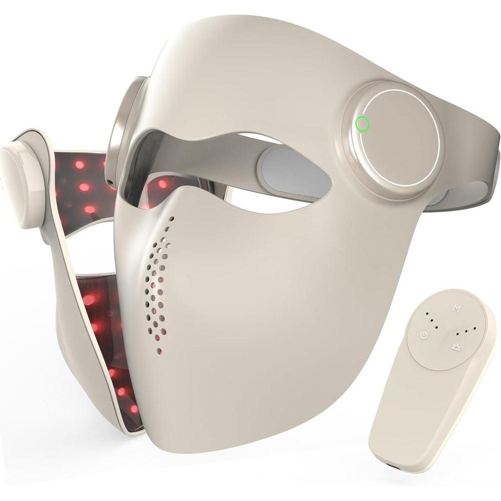 Red Light Therapy Mask, 3 Color Modes, Wireless