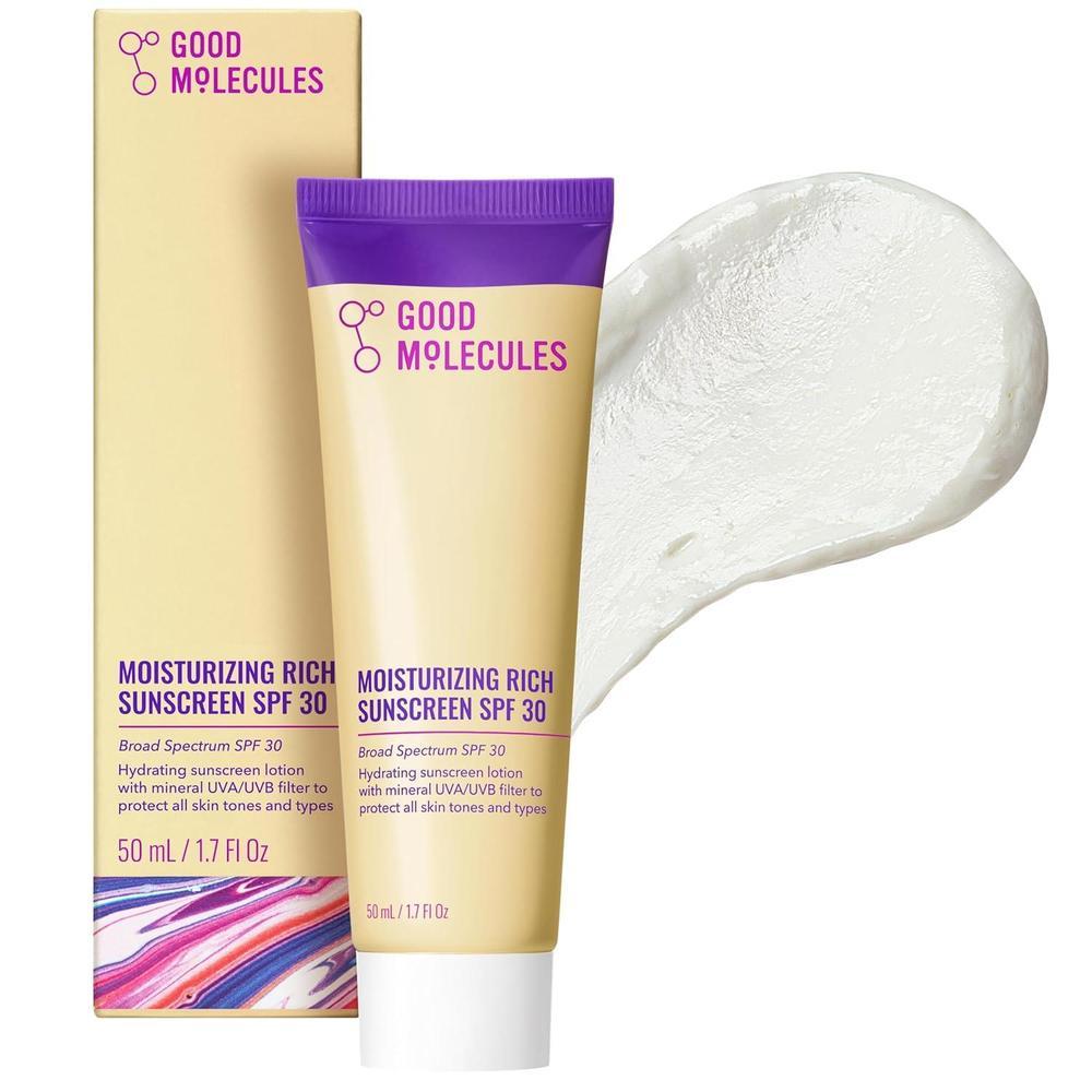 Moisturizing Rich Sunscreen SPF 30 Mineral Face Sunscreen 50 ml