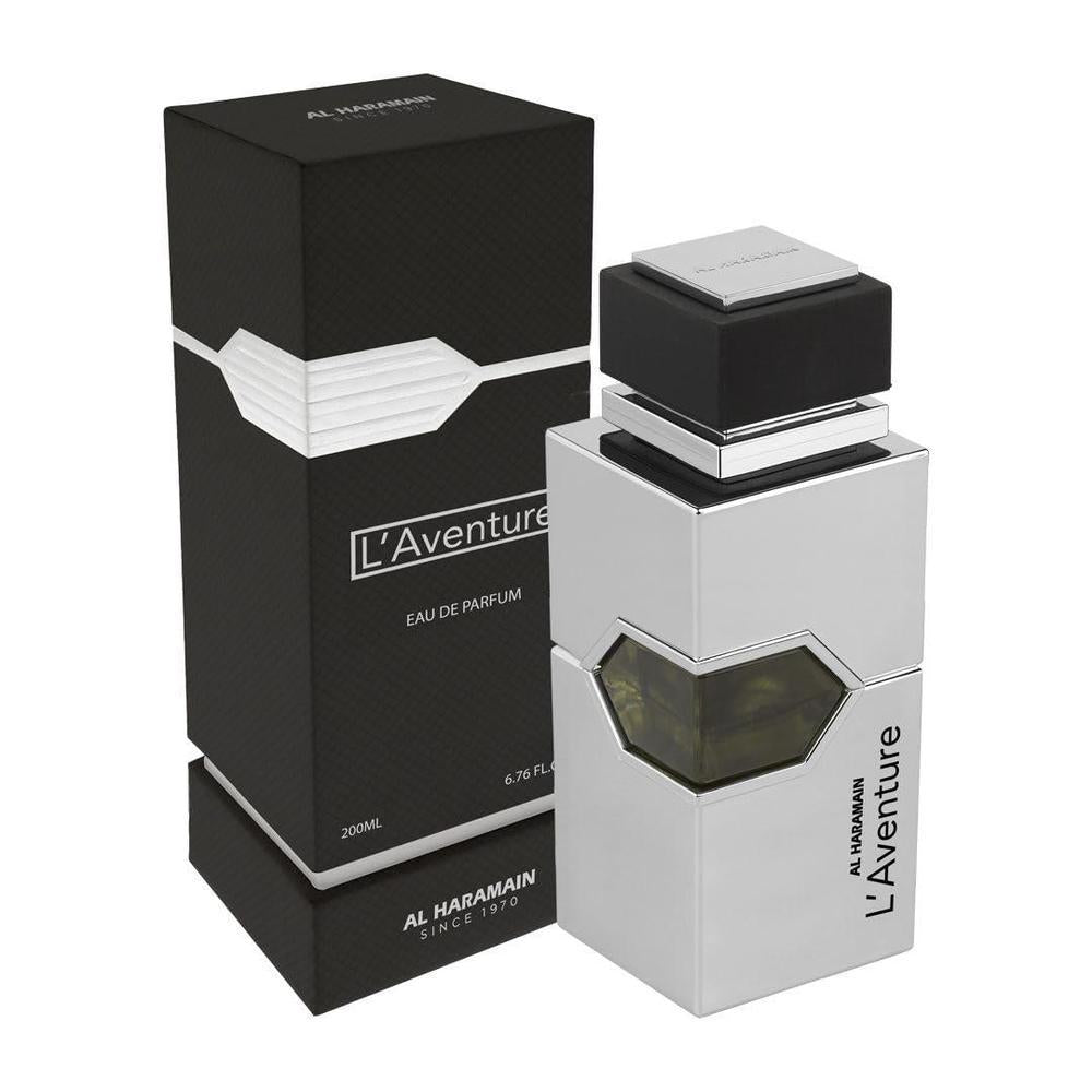 Al Haramain L'Aventure, colonia para hombres con aroma ámbar y bergamota, larga duración, perfume árabe clásico y moderno