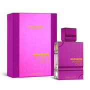 Perfume Al Haramain Amber Oud Ultra Violet para mujer, fragancia intensa floral y amaderada con notas de vainilla y oud