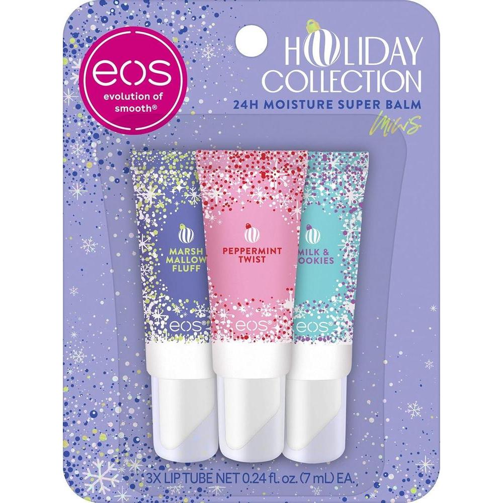 Eos Holiday 24H Moisture Mini Super Balm Set