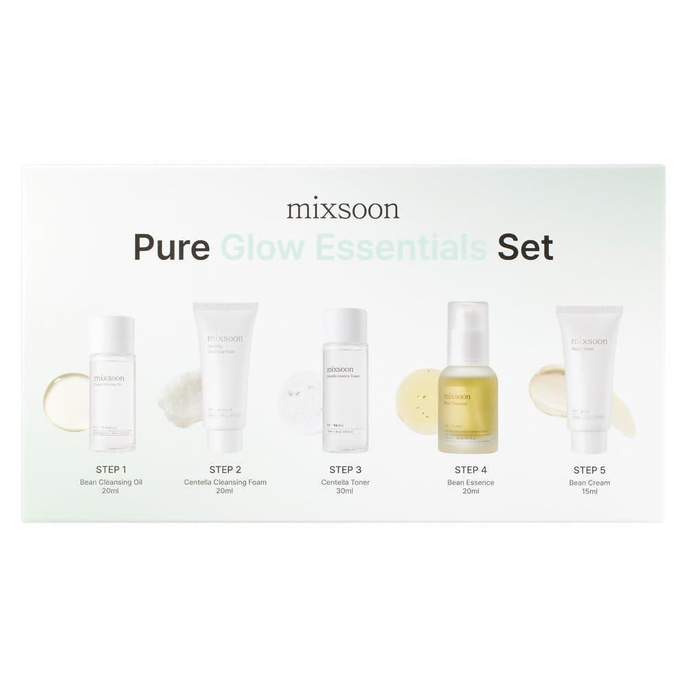 Pure Glow Essentials Set - 5-step Skincare Kit 105ml