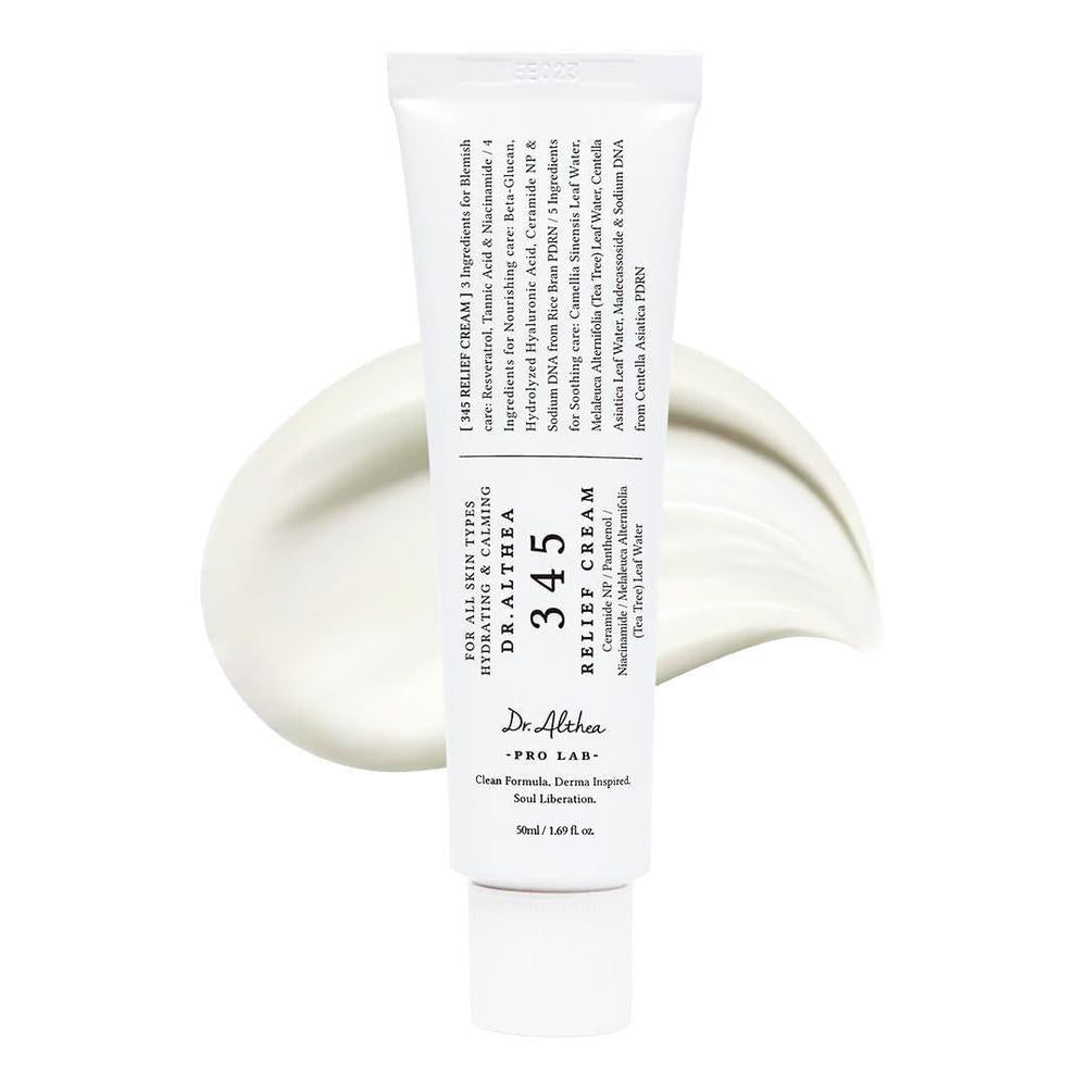 345 Relief Cream + Moisturizer with Niacinamide and Tea Tree Leaf Water 50ml