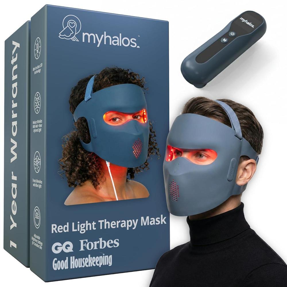 Máscara Led Facial Con Terapia De Luz Roja
