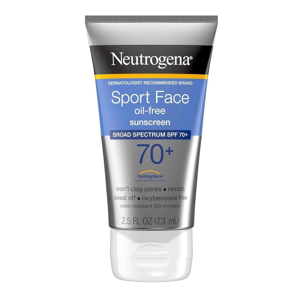 Sport Face Sunscreen SPF 70+ Oil-Free Face Sunscreen Broad-Spectrum 73.93 ml