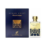 Afnan Edict Musctique Eau de Parfum Spray para Unisex, notas de almizcle, cardamomo y azafr‡n. Volumen de 80 ml.