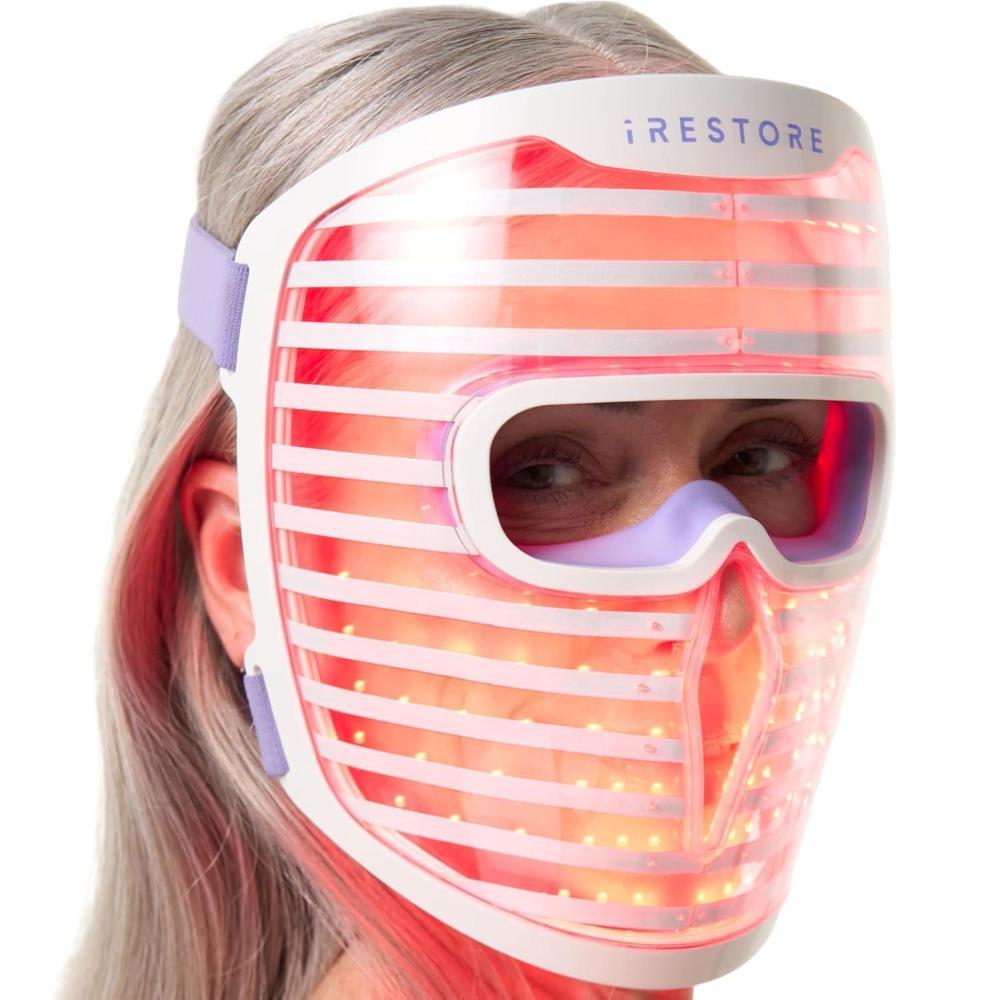 Led Face Mask + Red, Blue & Infrared Therapy + 360 LEDs