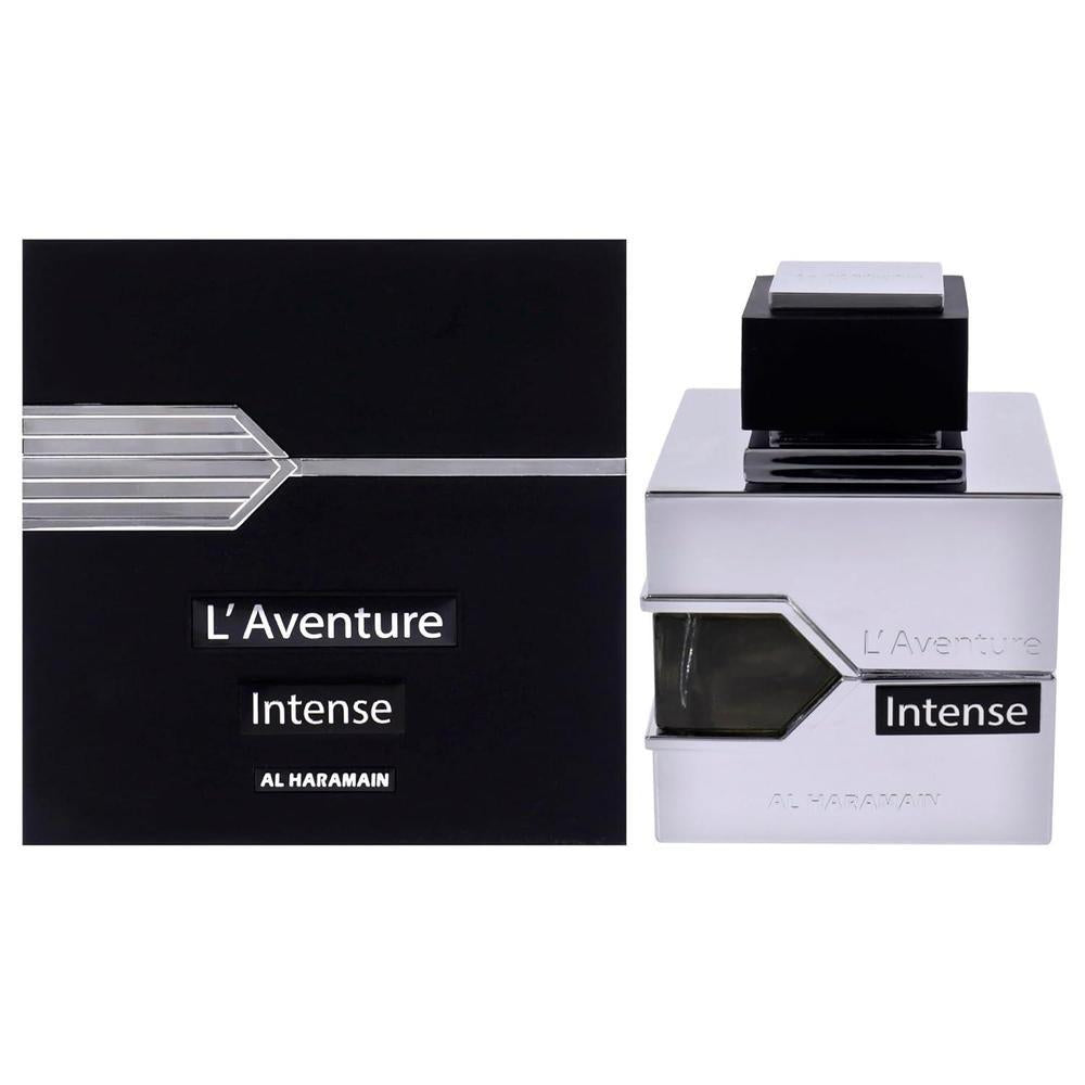 Al Haramain L'Aventure Intense - Colonia para hombres, perfume árabe de larga duración, fragancia ámbar amaderado