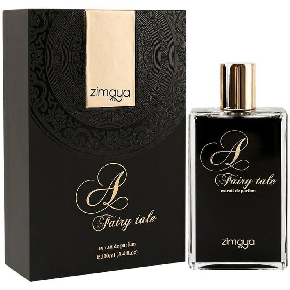 Afnan Zimaya A Fairy Tale Extrait de Parfum Spray para mujer. Experiencia sensual con vainilla dulce y ámbar cálido.