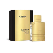 Al Haramain Amber Oud EDP Spray unisex edición dorada, fragancia oriental amaderada con ámbar, cedro y romero