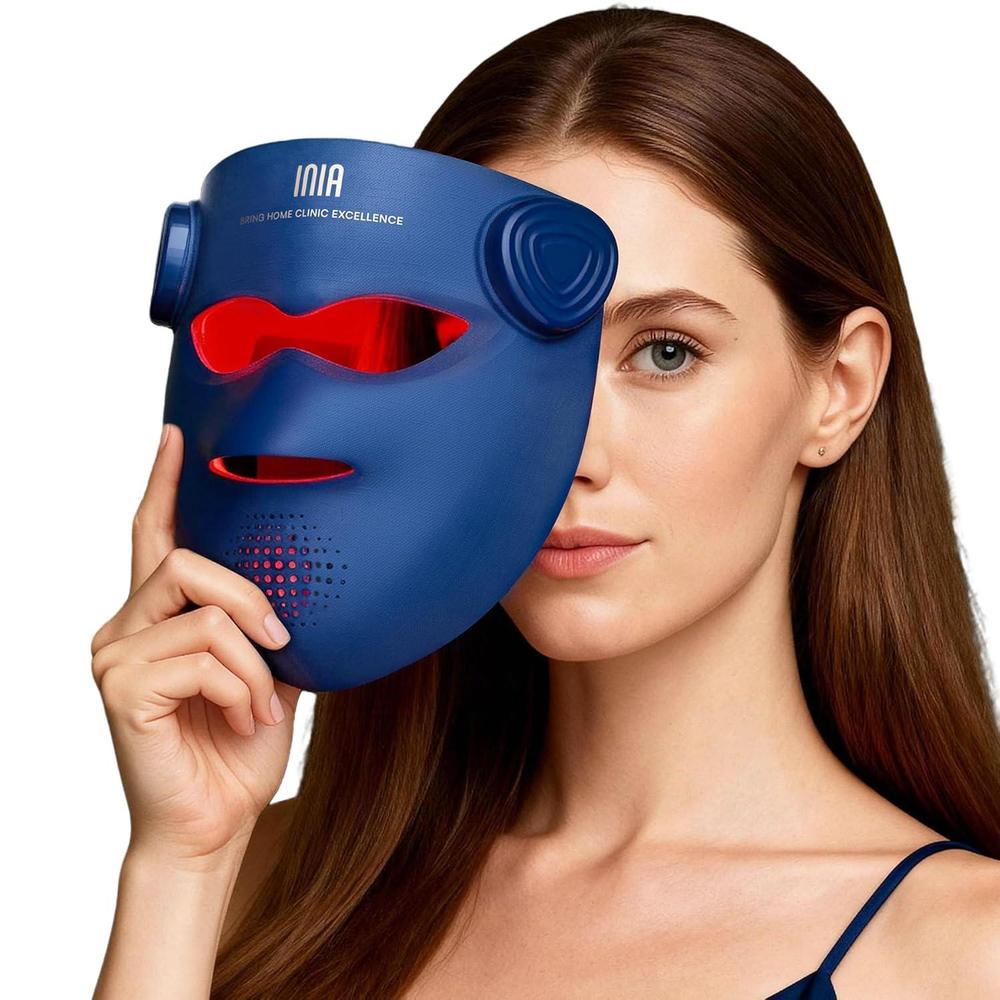 Inia Glow 4d Wireless Red Light Therapy Mask - 4 Modes