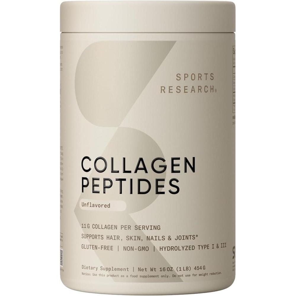 Collagen Peptides Hydrolyzed Protein Supplement 453.6g