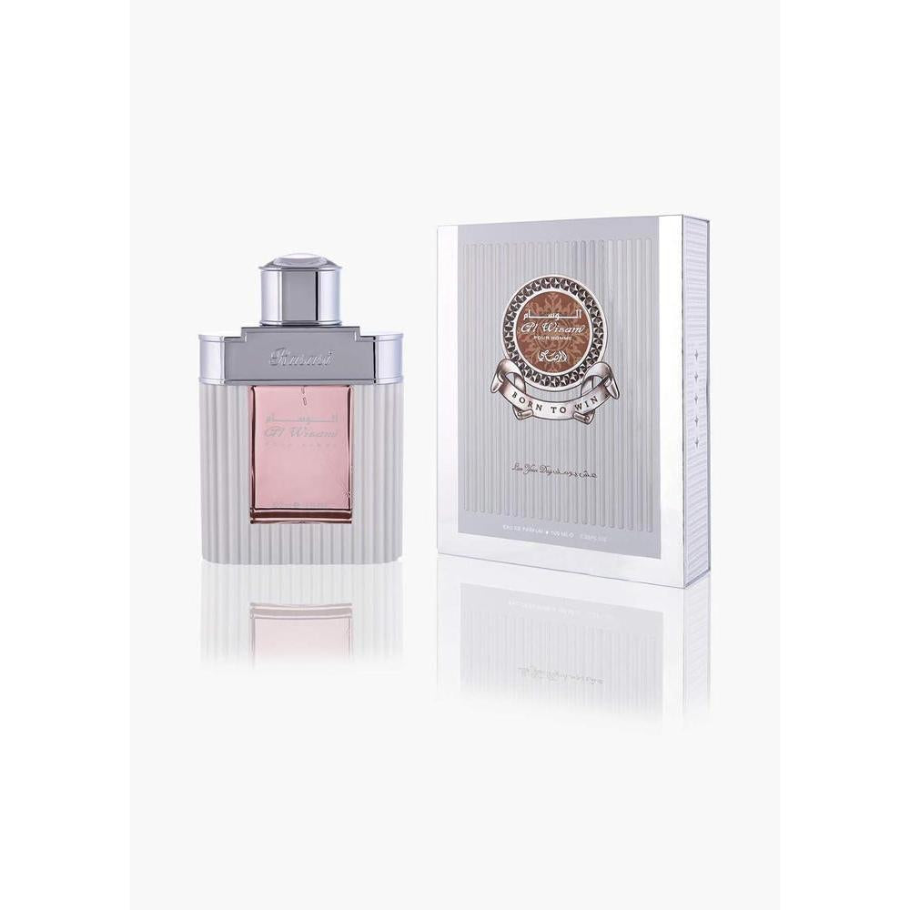 Rasasi Al Wisam Day Born to Win Eau De Parfum Spray para hombre, fragancia duradera con bergamota y lavanda