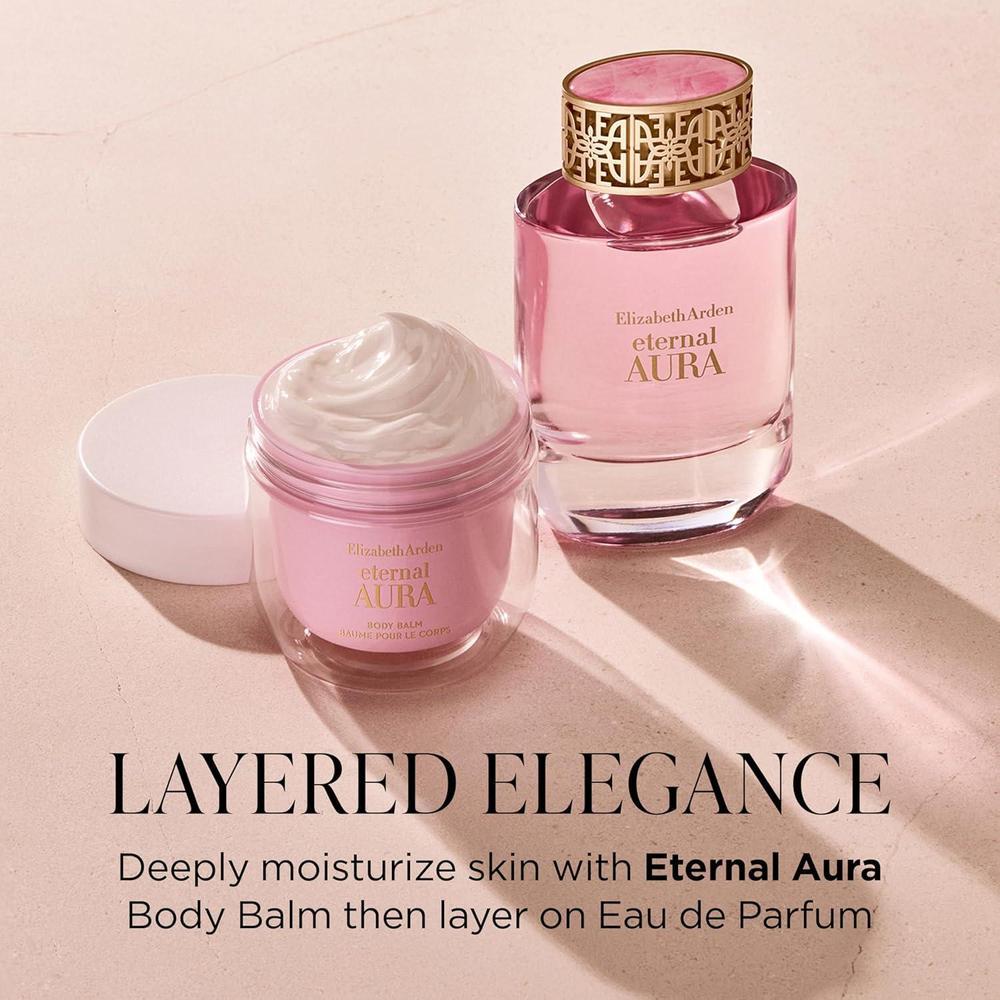 Elizabeth Arden Eternal Aura Eau de Parfum, Perfume for Women with Notes of Pink Pepper, Magnolia, and Sandalwood - Floral & Amber Women's Perfume for Her