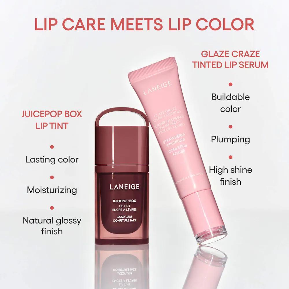 JuicePop Box Lip Oil Stain 12HR Hydrating Tint