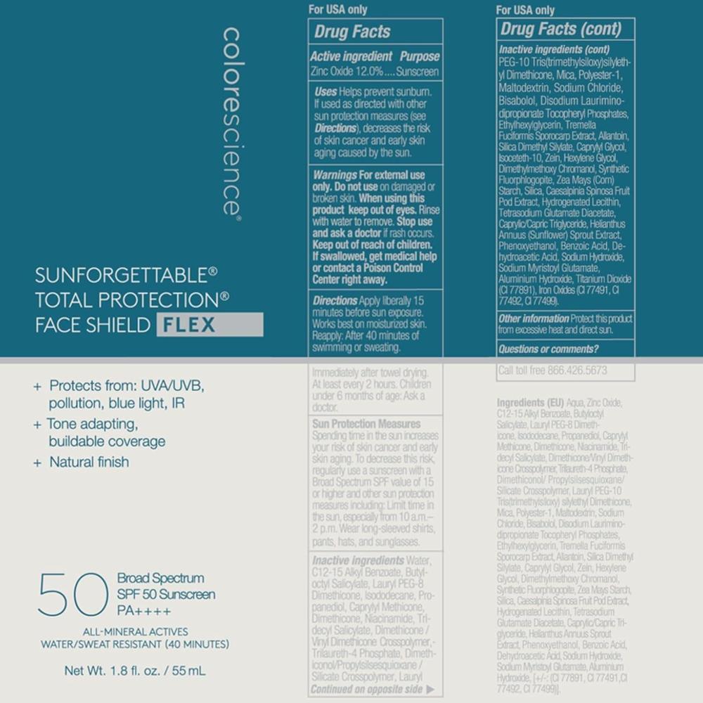 Colorescience SPF 50 Face Shield Flex Sunscreen 53 ml