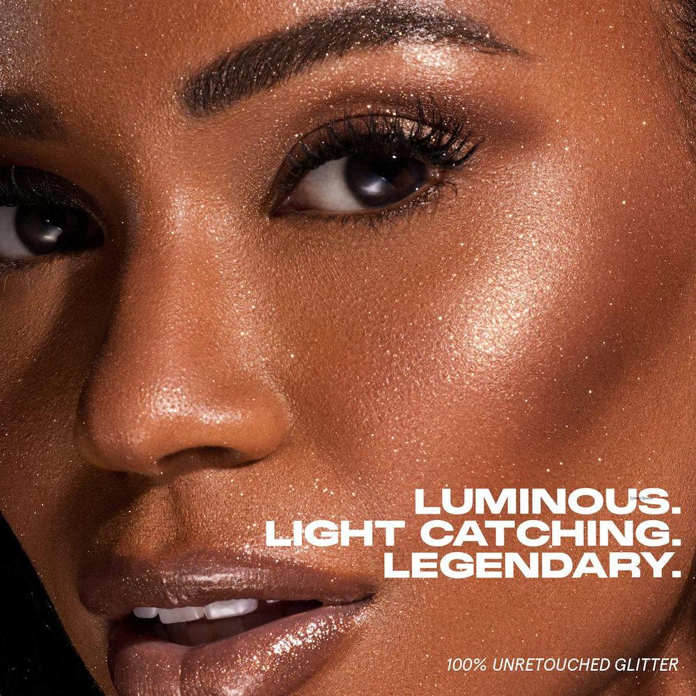 On 'Til Dawn Waterproof Glitter Setting Spray - Brown Sugar