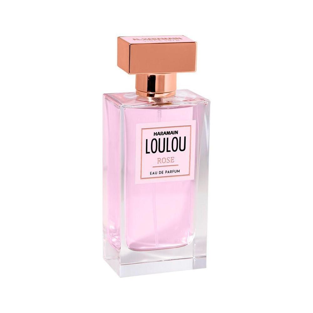 Al Haramain Loulou Rose - Perfume para mujer - Spray corporal duradero con peonía, lichi y nuez moscada