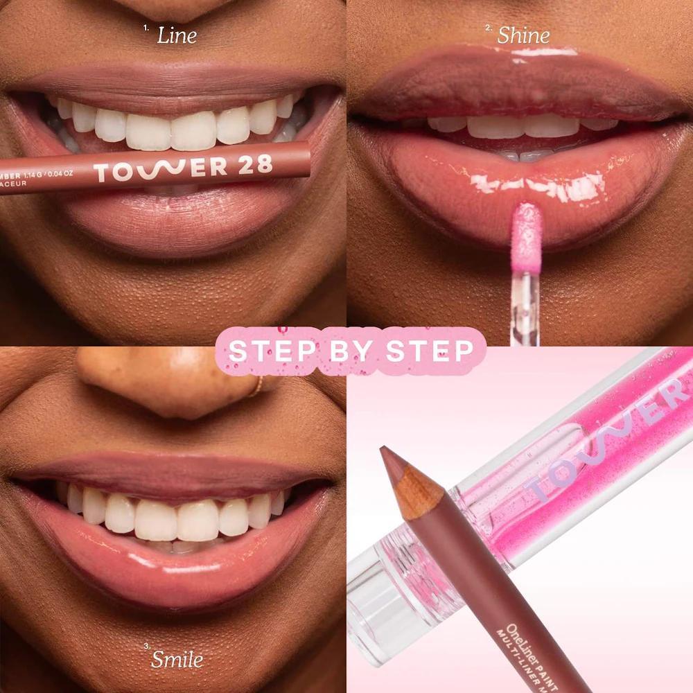 Line + Shine Lip Pencil and Lip Gloss Gift Set