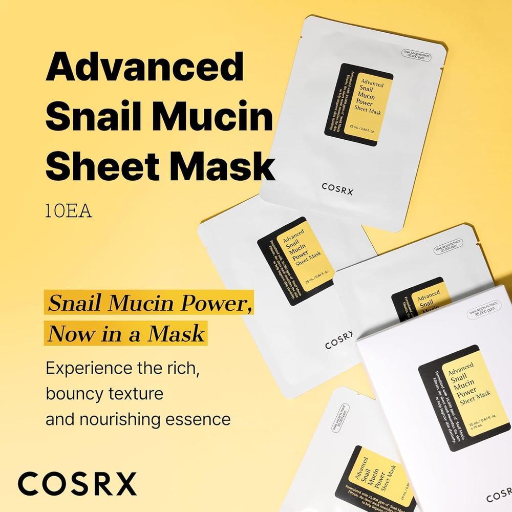 Snail Mucin 35000ppm Face Mask