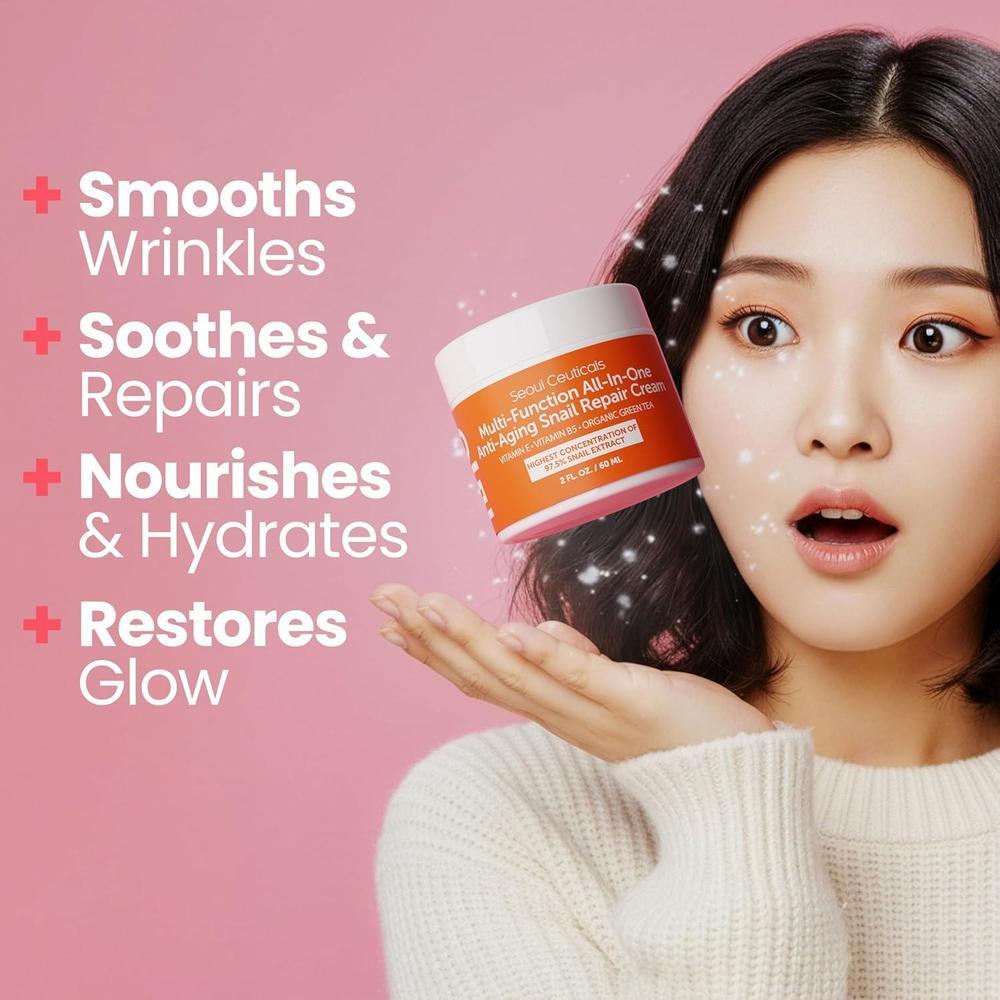 Snail Mucin 97.5% Moisturizer Cream 60ml