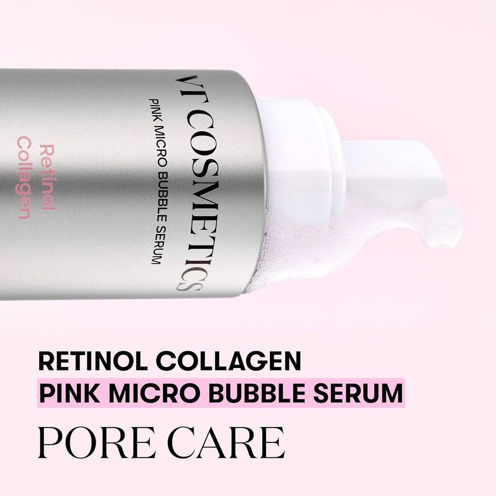 Bubble Serum Retinol Collagen Facial Care