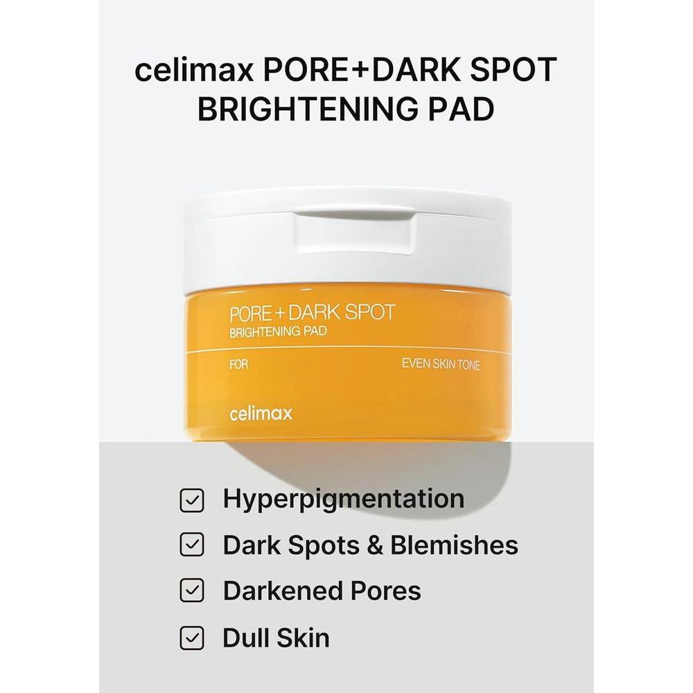 Pore+Dark Spot Brightening Pad Exfoliating Peeling Pads