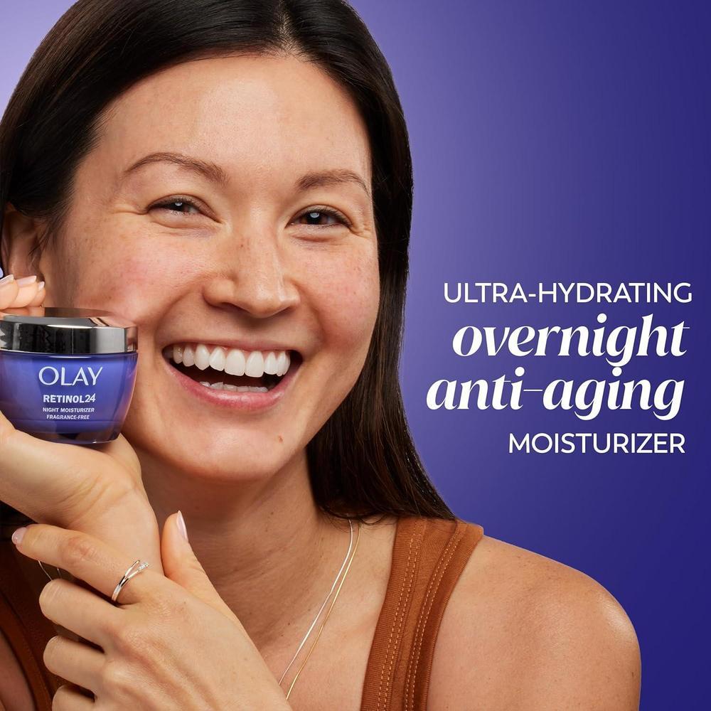 Retinol 24 Face Moisturizer Cream, Anti-Aging Night, 50.3ml