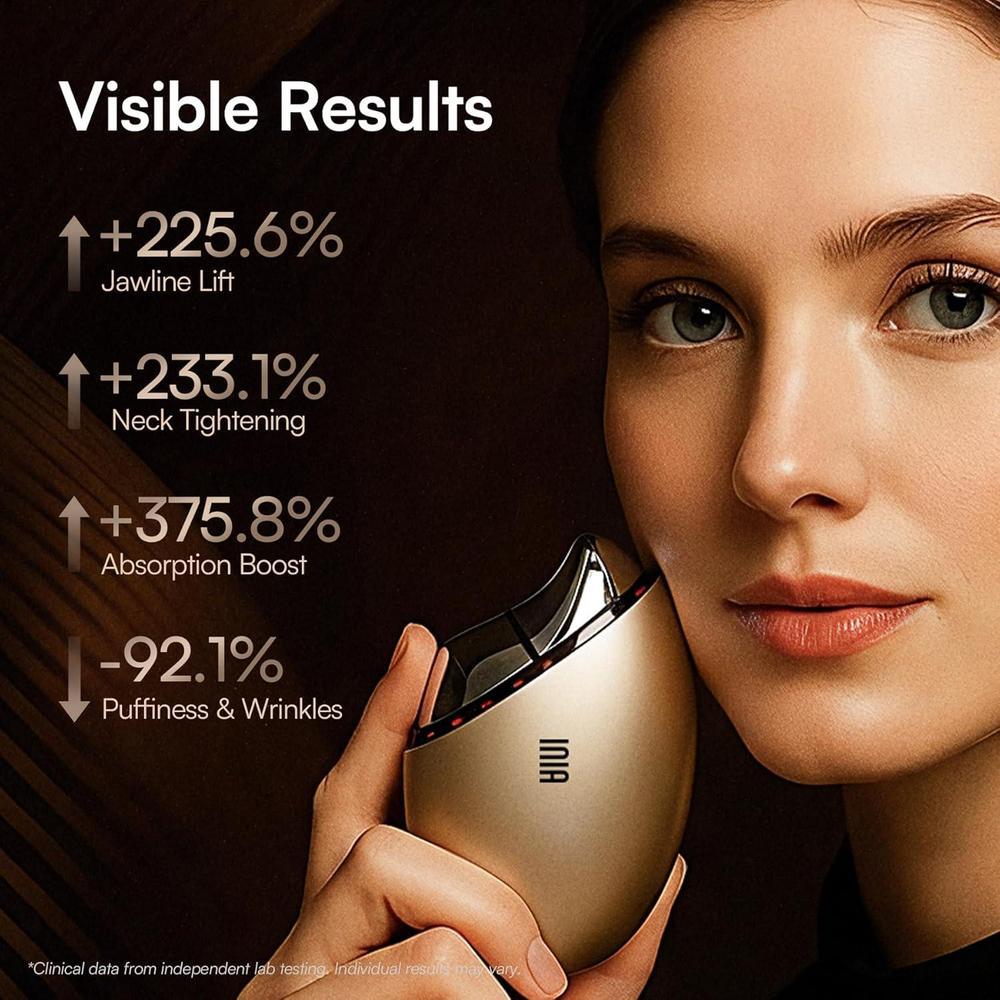 Red Light Therapy 7-in-1 Tool Thermal & Cryo Facial Massager