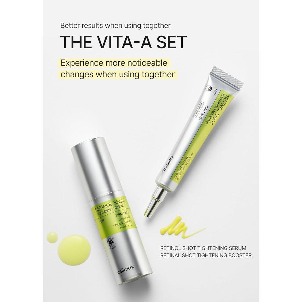 Retinol Serum Anti-aging Gift Set - 30ml + Retinal Booster - 15ml