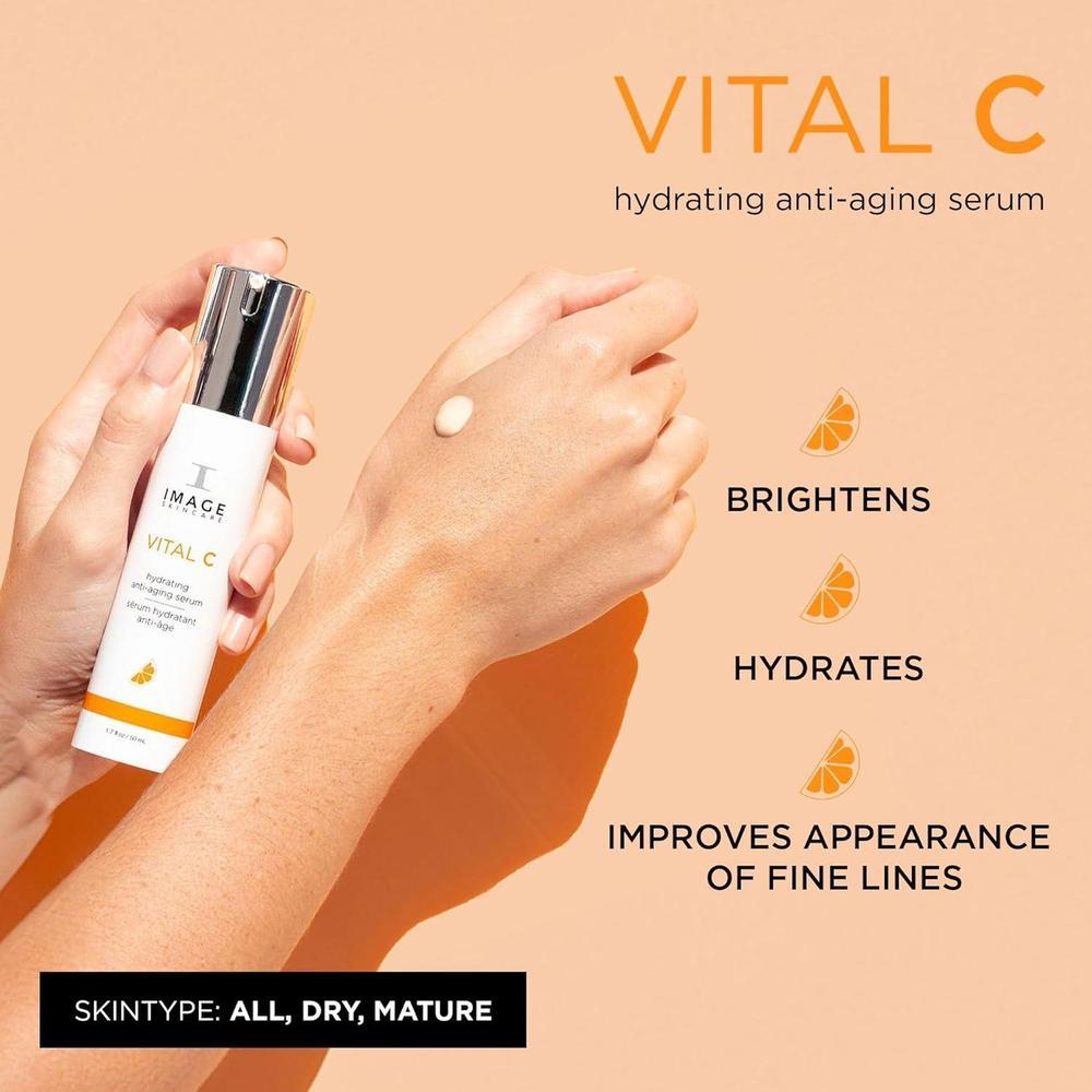 Vital C Hydrating Face Serum + Vitamin C And Hyaluronic Acid 50ml