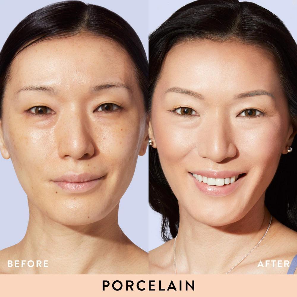 Balance and Brighten Color Correcting Baked Powder Foundation + Kabuki Brush