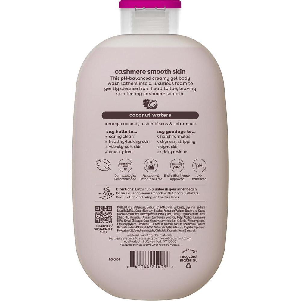 Eos Shea Better Cashmere Body Wash, Creamy Gel Formula, 473 ml