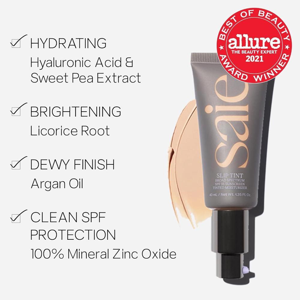 Saie Slip Tint Tinted Moisturizer SPF 35 - Light Coverage 40ml