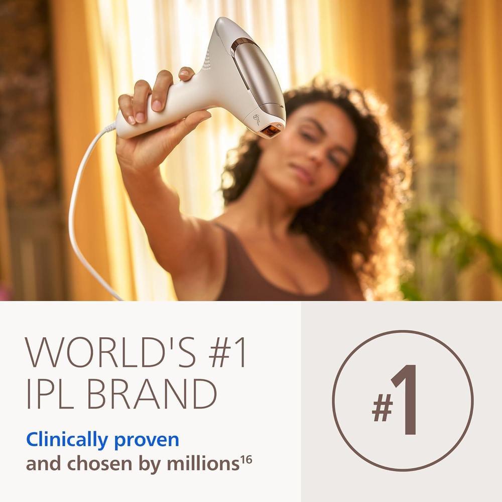 Philips Lumea 9000 Series - Dispositivo de depilación IPL para hombres y mujeres con tecnología SenseIQ, 4 accesorios